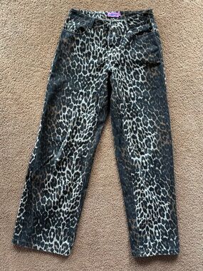 Leopard Print Jeans